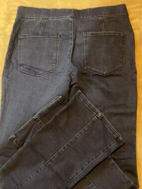 Girls   Dark Blue Stretch Jeans - Classic Back Pocket Design
